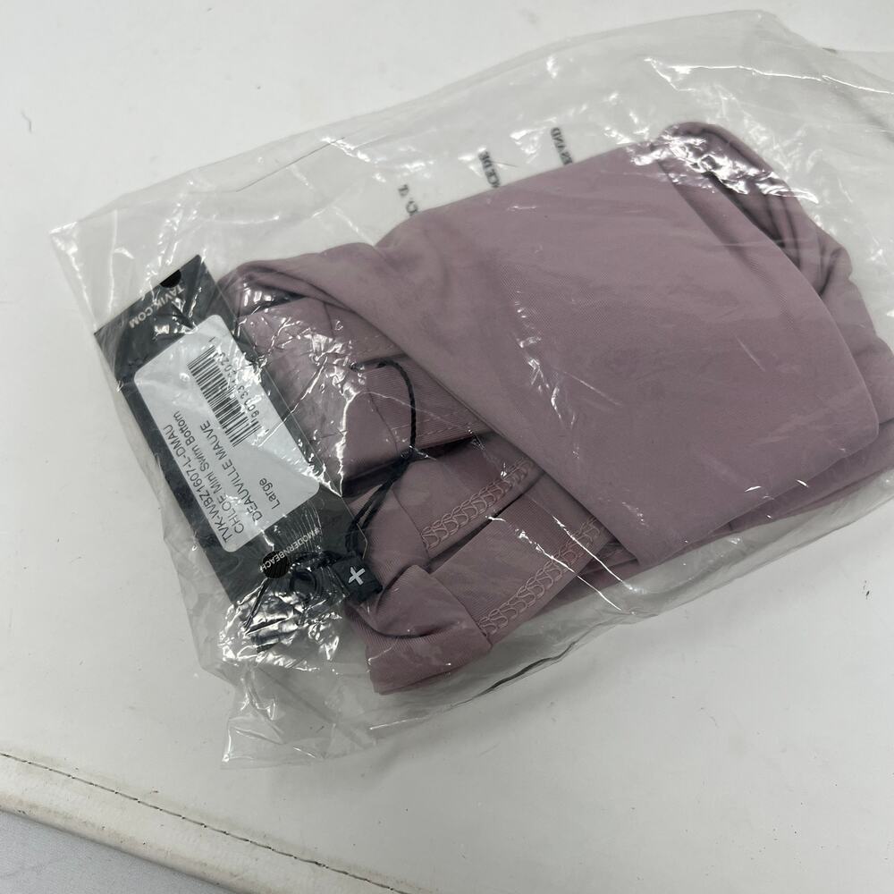 NEW! Tavik Bikini Bottoms Chloe Mini Swim Bottom Deauville Mauve - L - Picture 4 of 4
